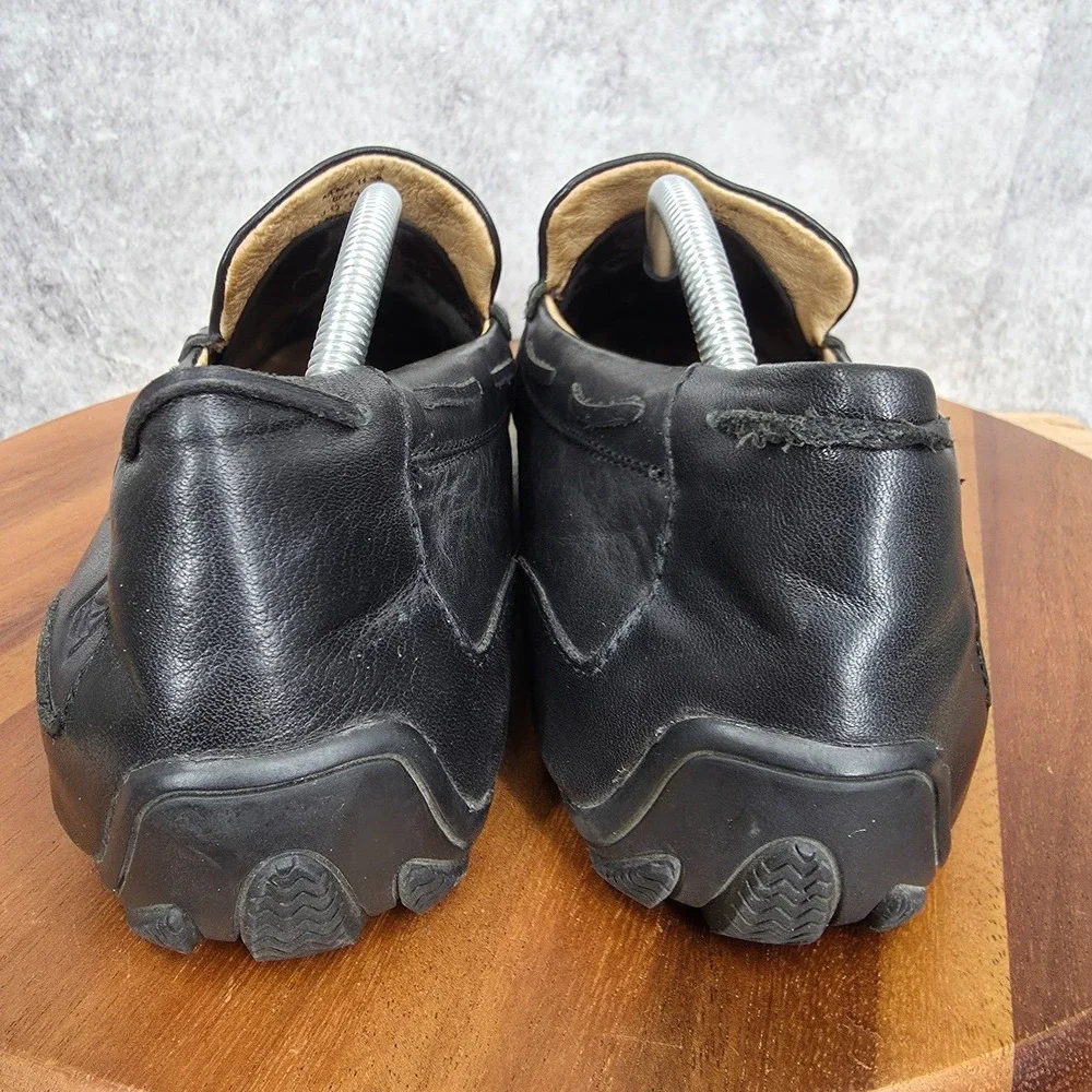 Sperry Top-Sider Driving Shoes Mens‎ 11.5 Black Leather Boat Loafers Moccasins